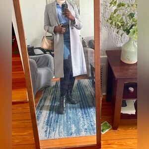 CEFINN grey wool coat in size 6